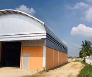 ให้เช่าโกดังให้เช่าโรงงานราคาถูกอยู่ตำบลหน้าไม้อำเภอลาดหลุมแก้วจังหวัดปทุมธานีใกล้สี่แยกนพวงศ์